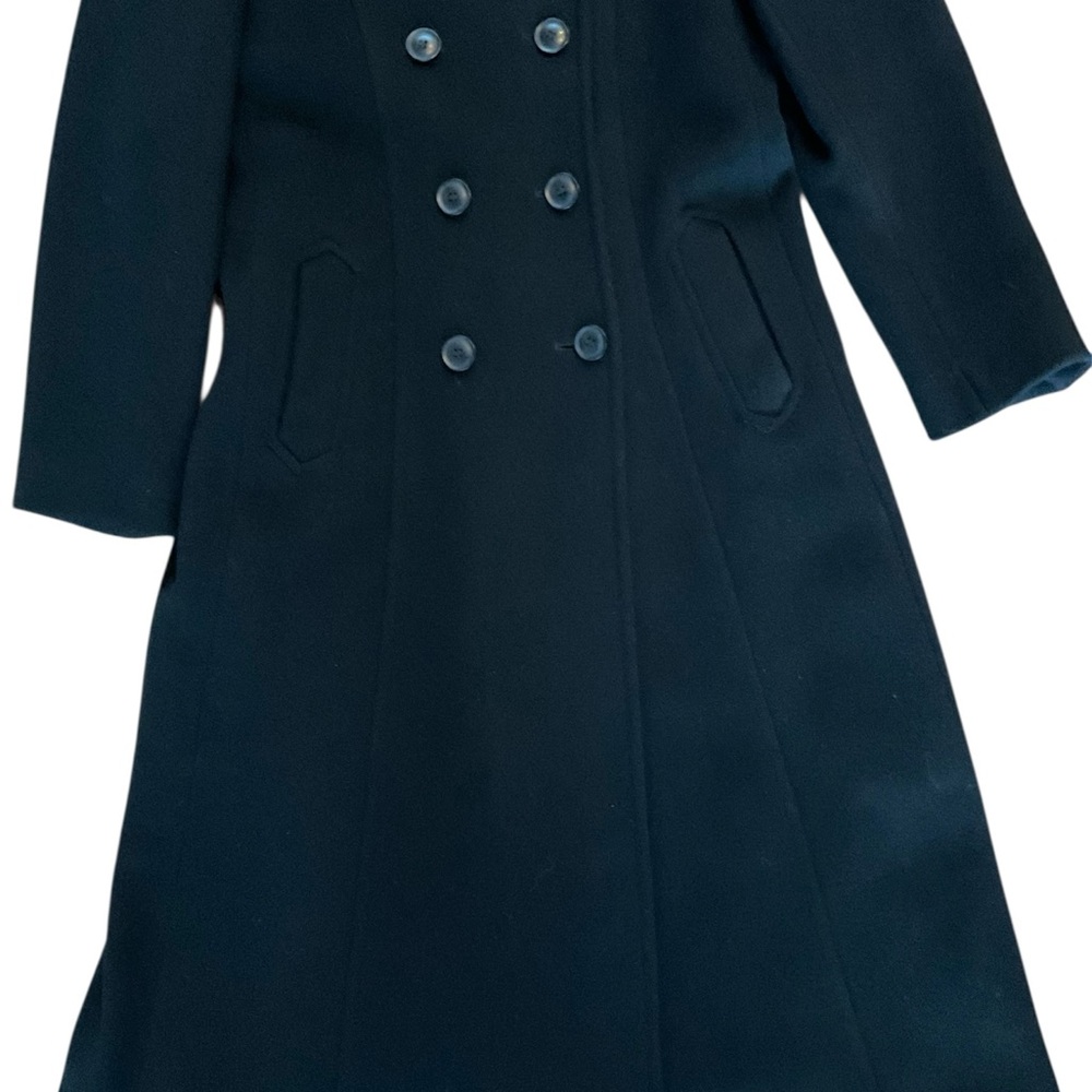 Larry Levin Black 100% pure camel hair, long overcoat, only worn a few times - Picture 2 of 6